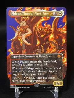 🌈 Phlage, Titan of Fire's Fury (Borderless FOIL) Modern Horizons 3 Regular - NM - Image 1