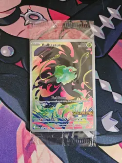 Pokemon Mega Evolutions 133/132 Sealed Bulbasaur Illustration Rare - Image 1