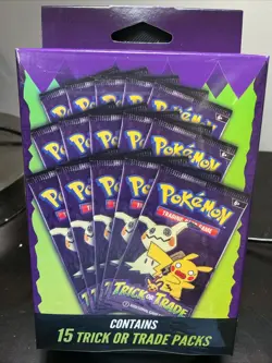 Pokemon Trick or Trade Booster Pack Set - 15 Packs 2025 - Image 1