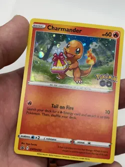 Charmander Cosmos Swirl Promo Pokemon Go Pokemon SWSH232 Sword & Shield Holo NM - Image 2