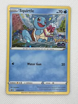 Squirtle SWSH233 Promo Cosmo Holo | Pokemon Go NM - Image 1