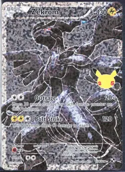 Zekrom Full Art Holo 114/114 Celebrations Classic Collection Pokemon NM - Image 1