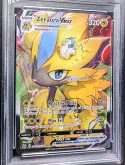 Zeraora VMAX GG42/GG70 Crown Zenith Galarian Gallery Holo FULL ART PSA GEM MT 10 - Image 1