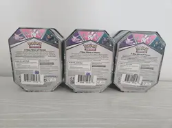 Pokemon TCG V Heroes 3 Tin LOT Umbreon Espeon Sylveon New/Sealed SWSH (12 Packs) - Image 2