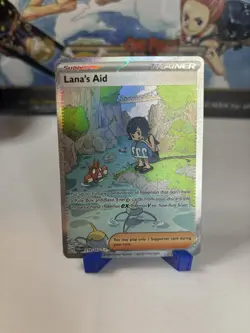Lana's Aid 219/167 SIR Full Art Trainer Twilight Masquerade Pokemon Tcg - Image 1