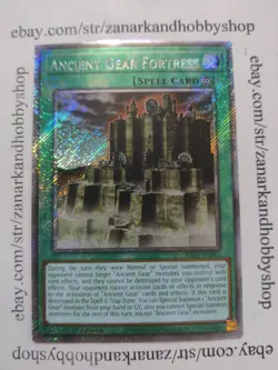 Yugioh Ancient Gear Fortress RA03-EN062 Platinum Secret Rare 1st Ed NM - Image 1
