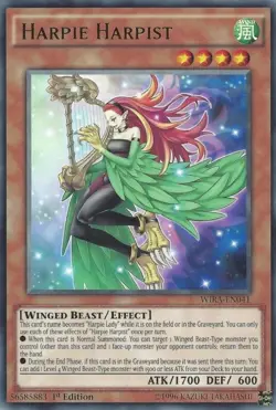 Harpie Harpist - WIRA-EN041 - NM/VLP - Rare - 1st ed - Yugioh - Image 1