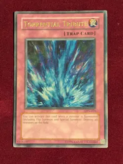 Torrential Tribute. Ultra Rare. Unlimited Edition. LON-025. Yu-Gi-Oh! - Image 1