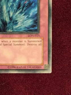 Torrential Tribute. Ultra Rare. Unlimited Edition. LON-025. Yu-Gi-Oh! - Image 5