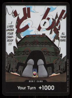 ​DON!! Card - OP03 One Piece Pillars of Strength Near Mint Foil​​​​​​ - Image 1