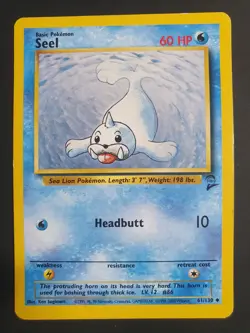 Seel 61/130 - Base Set 2 - Pokemon Card - Excellent Condition - Image 1