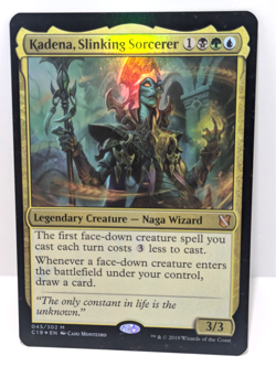 Kadena, Slinking Sorcerer - Mythic - Commander - Oversized Card - Foil - C19 45 - Image 1