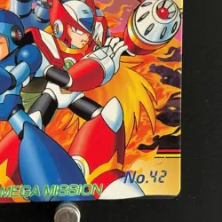 Mega MAN X Mega Mission Card 42 Zero Dr. Doppler CAPCOM BANDAI Japanese Rockman - Image 5
