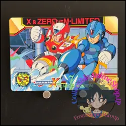 Mega MAN X Mega Mission Card 41 Zero CAPCOM BANDAI Japanese Rockman 1995 - Image 1