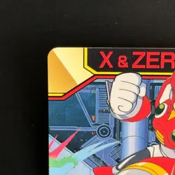 Mega MAN X Mega Mission Card 41 Zero CAPCOM BANDAI Japanese Rockman 1995 - Image 2