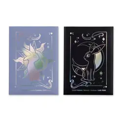 Pokemon Center Exclusive Celestial Espeon Umbreon Trading Card Sleeves 130 Pack - Image 1