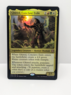 Ghired, Conclave Exile - Mythic - Commander - Oversized Card - Foil - C19 42 - - Image 1