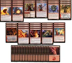 Red Burn Deck MTG Modern Legal Custom Built 60 Card Magic The Gathering - Image 1