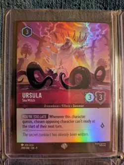 Lorcana Fabled 5 Holo 1 Base Card Lot - Image 3