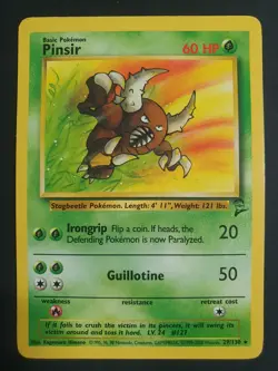 Pinsir 29/130 - Base Set 2 - Pokemon Card - Excellent Condition - Image 1