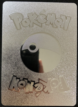 Calyrex Vmax Rainbow Silver Foil Textured Display Card - Image 3