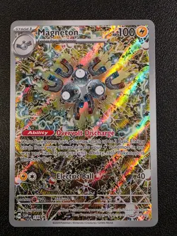 Pokemon TCG Magneton 159 S&V Surging Sparks ETB Promo Card - Image 1