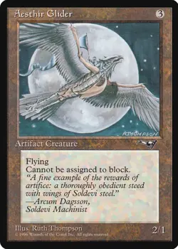 X 1 Aesthir Glider NM-M Alliances MTG Magic The Gathering - Image 1