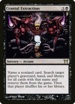 Cranial Extraction NM MTG Champions of Kamigawa Rare Magic the Gathering - Image 1