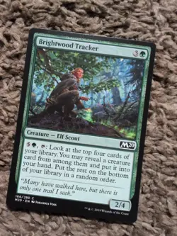 2019 MTG Brightwood Tracker #166/280 Core Set 2020 M20 NM Common - Image 1