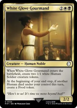 White Glove Gourmand - Light Play MTG Universes Beyond: Fallout - Image 1