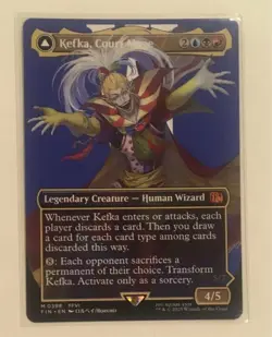 Kefka, Court Mage (Borderless) (0398) Final Fantasy Foil MTG NM/M 🔥🔥 - Image 1