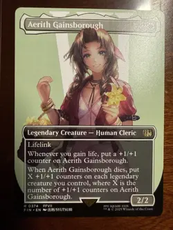 MTG Non-Foil - Aerith Gainsborough (Borderless) - 374 / NM / English - Image 1