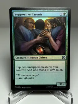 2025 MTG Supportive Parents Marvel's Spider-Man Foil - Image 1