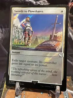 MTG | Swords to Plowshares (⚡Surge Foil⚡) [FINAL FANTASY] - Image 1