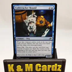 MTG - Edge of Eternities - Codecracker Hound - 0050 - NM - Playset x4 - Image 1