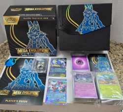 Pokemon Mega Evolution ETB Opened Accessories, Bulk, & Box (NO PACKS OR PROMO) - Image 1