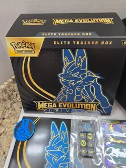 Pokemon Mega Evolution ETB Opened Accessories, Bulk, & Box (NO PACKS OR PROMO) - Image 3