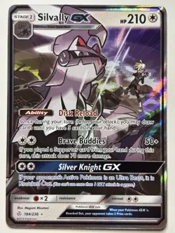 Silvally GX 184/236 Pokemon TCG Rare Sm-Cosmic Eclipse Holo Rare (Near Mint) NM - Image 1