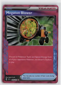 Pokemon Megaton Blower 182/191 Holo ACE SPEC Rare SV08: Surging Sparks NM - Image 1