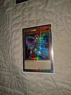 Yugioh K9-17 Izuna, JUSH-EN031, 1st Edition, Starlight Rare, NM/M! - Image 1