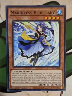 X 1 Marincess Blue Tang NM Legendary Duelists LED9-EN051 1st Edition Yugioh - Image 1