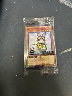 Yugioh Rescue Rabbit EFC1-EN001 & Neymar Jr Token - Parallel Rare NM *Sealed* - Image 2