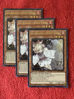 YuGiOh! 3 X Ash Blossom & Joyous Spring (UR) - 25th Anniversary Rarity Collect - Image 1