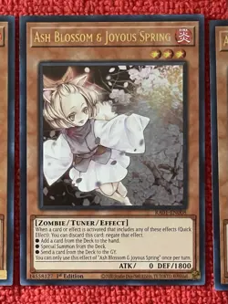 YuGiOh! 3 X Ash Blossom & Joyous Spring (UR) - 25th Anniversary Rarity Collect - Image 4