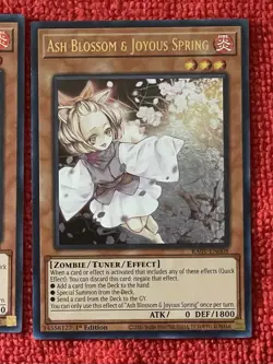 YuGiOh! 3 X Ash Blossom & Joyous Spring (UR) - 25th Anniversary Rarity Collect - Image 5