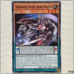 Amazoness Silver Sword Master - DABL-EN094 - Common 1st Edition Yugioh - Image 1