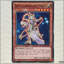 Satellarknight Vega - DUEA-EN020 - Common 1st Edition Yugioh - Image 1