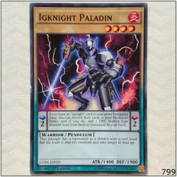 Igknight Paladin - CORE-EN029 - Common 1st Edition Yugioh - Image 1