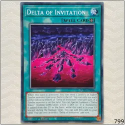 Delta of Invitation - SUDA-EN066 - Common 1st Edition Yugioh - Image 1