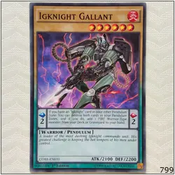 Igknight Gallant - CORE-EN031 - Common 1st Edition Yugioh - Image 1